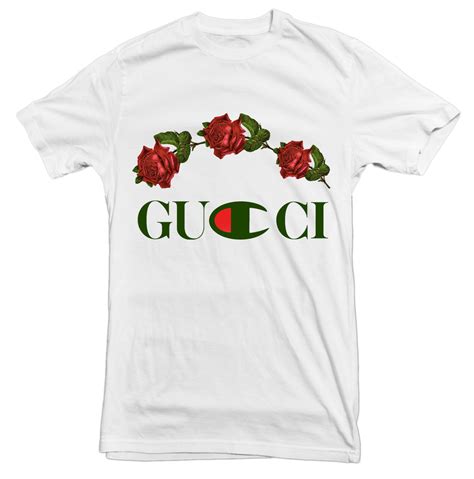 gucci champion t shirt